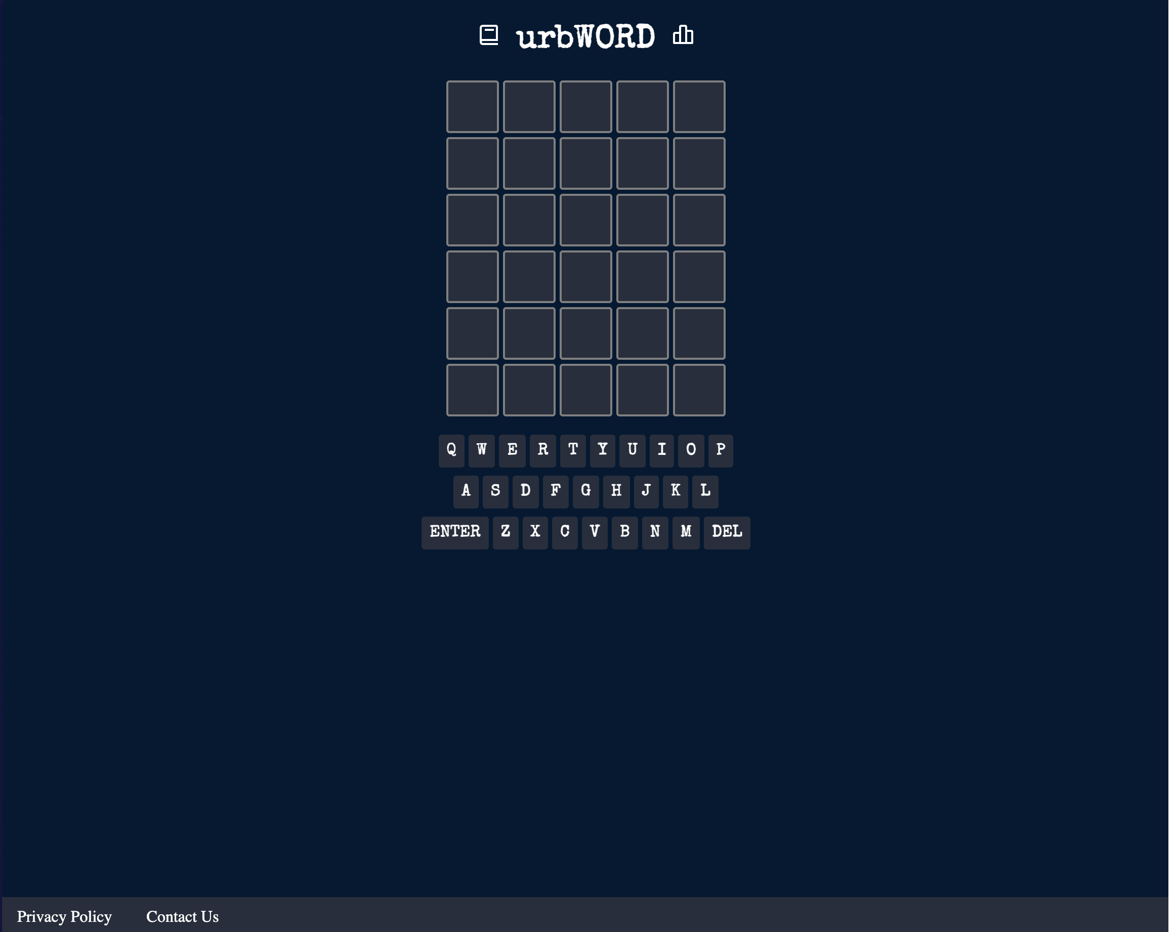urbWord web experience