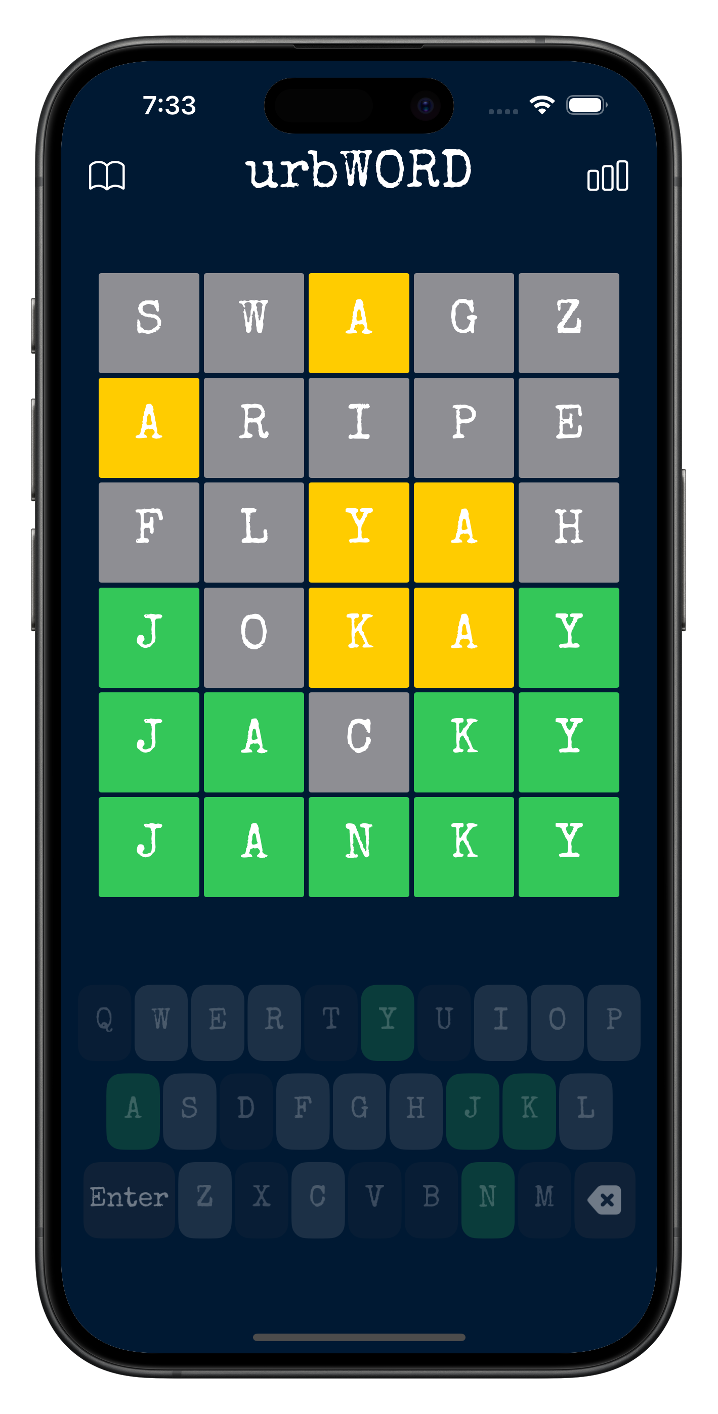urbWord Screenshot 1